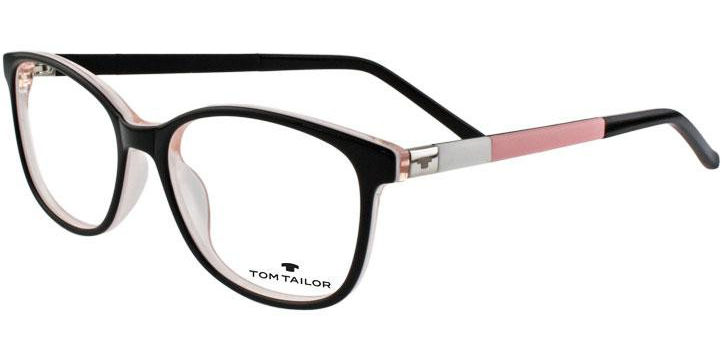 Dioptrické brýle Tom Tailor model 60424, barva obruby černá růžová lesk, stranice černá růžová lesk, kód barevné varianty 295. 
