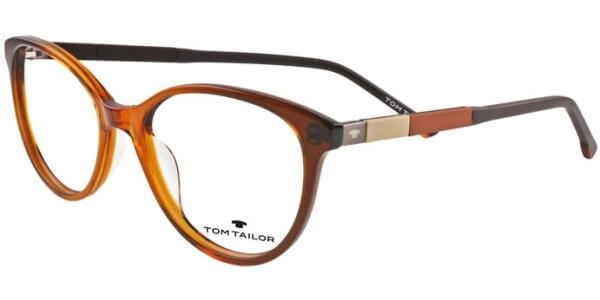 Dioptrické brýle Tom Tailor model 60444, barva obruby hnědá lesk, stranice hnědá béžová mat, kód barevné varianty 358. 