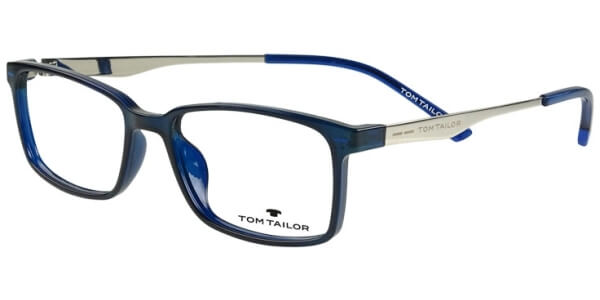 Dioptrické brýle Tom Tailor model 60478, barva obruby modrá lesk, stranice stříbná lesk, kód barevné varianty 453. 