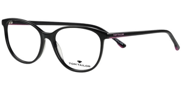 Dioptrické brýle Tom Tailor model 60480, barva obruby černá mat, stranice černá fialová lesk, kód barevné varianty 458. 