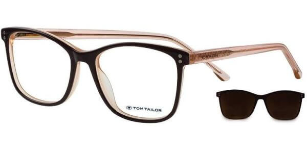 Dioptrické brýle Tom Tailor model 60589, barva obruby hnědá růžová lesk, stranice růžová lesk, kód barevné varianty 270. 