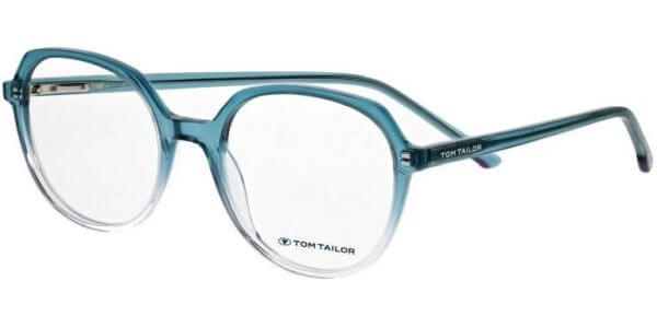 Dioptrické brýle Tom Tailor model 60641, barva obruby tyrkysová čirá lesk, stranice tyrkysová lesk, kód barevné varianty 387. 