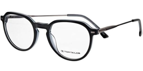 Dioptrické brýle Tom Tailor model 60644, barva obruby černá šedá lesk, stranice černá šedá lesk, kód barevné varianty 395. 