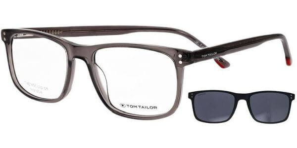 Dioptrické brýle Tom Tailor model 60698, barva obruby šedá čirá lesk, stranice šedá čirá lesk, kód barevné varianty 565. 