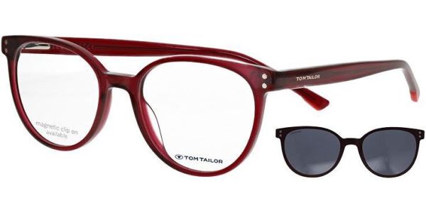 Dioptrické brýle Tom Tailor model 60699, barva obruby červená lesk, stranice červená lesk, kód barevné varianty 568. 