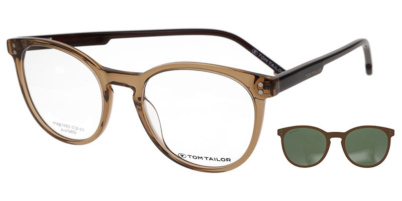 Dioptrické brýle Tom Tailor model 60734, barva obruby béžová lesk, stranice béžová mat, kód barevné varianty 699. 