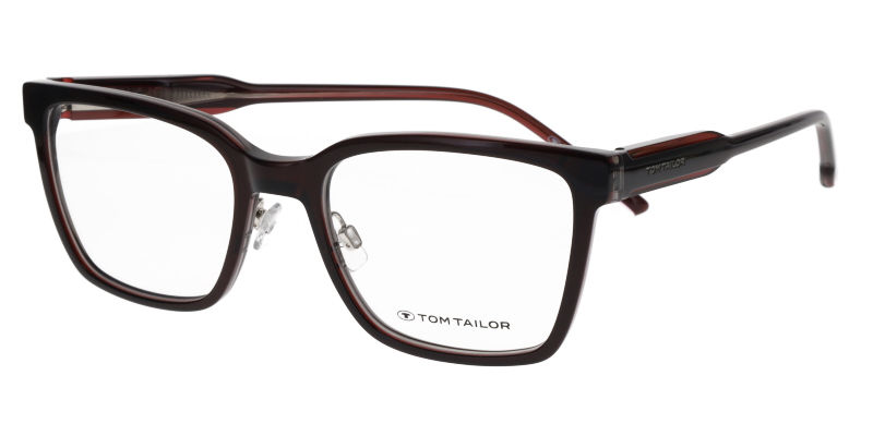 Dioptrické brýle Tom Tailor model 60748, barva obruby černá červená lesk, stranice černá červená mat, kód barevné varianty 112. 