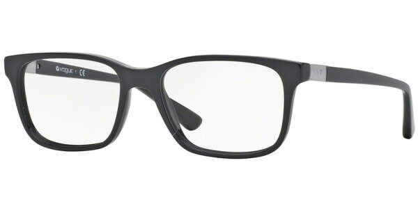 Dioptrické brýle Vogue model 2746, barva obruby černá lesk, stranice černá stříbrná lesk, kód barevné varianty W44. 