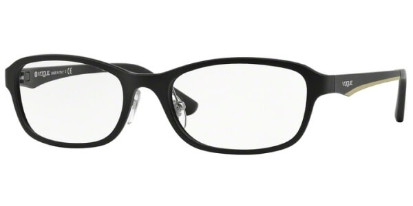 Dioptrické brýle Vogue model 2902, barva obruby černá mat, stranice černá mat, kód barevné varianty W44S. 