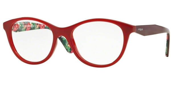 Dioptrické brýle Vogue model 2988, barva obruby červená lesk, stranice červená lesk, kód barevné varianty 2340. 