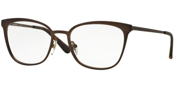 Dioptrické brýle Vogue model 3999, barva obruby hnědá mat, stranice hnědá mat, kód barevné varianty 934S. 