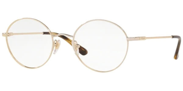 Dioptrické brýle Vogue model 4127, barva obruby zlatá lesk, stranice zlatá lesk, kód barevné varianty 848. 