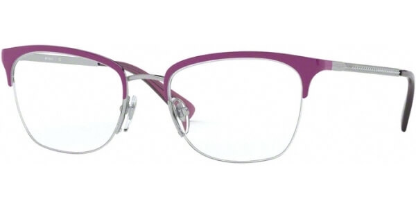 Dioptrické brýle Vogue model 4144B, barva obruby fialová stříbrná lesk, stranice stříbrná lesk, kód barevné varianty 5117. 