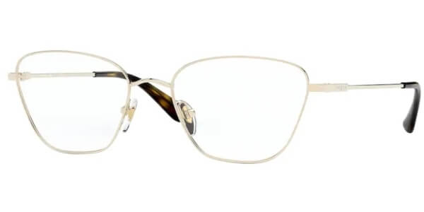 Dioptrické brýle Vogue model 4163, barva obruby zlatá lesk, stranice zlatá lesk, kód barevné varianty 848. 