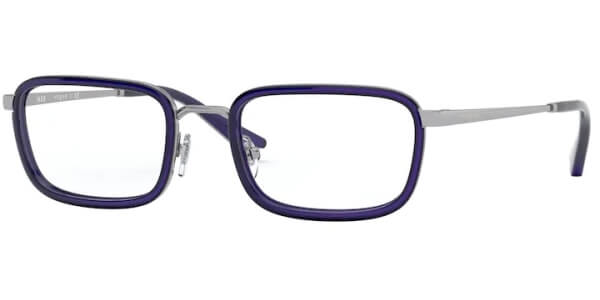 Dioptrické brýle Vogue model 4166, barva obruby modrá stříbrná lesk, stranice stříbrná lesk, kód barevné varianty 548. 