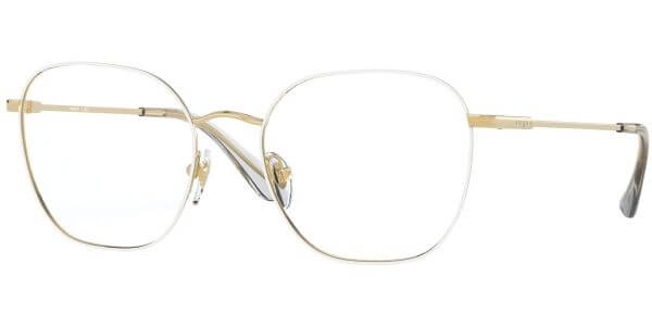 Dioptrické brýle Vogue model 4178, barva obruby bílá zlatá lesk, stranice zlatá lesk, kód barevné varianty 5120. 