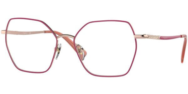 Dioptrické brýle Vogue model 4196, barva obruby růžová bronzová lesk, stranice zlatá bronzová lesk, kód barevné varianty 5147. 