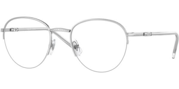 Dioptrické brýle Vogue model 4263, barva obruby stříbrná lesk, stranice stříbrná čirá lesk, kód barevné varianty 323. 
