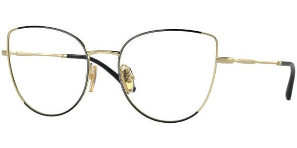 Dioptrické brýle Vogue model 4298T, barva obruby černá zlatá lesk, stranice zlatá lesk, kód barevné varianty 5195. 