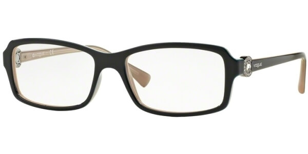 Dioptrické brýle Vogue model 5001B, barva obruby modrá hnědá lesk, stranice modrá lesk, kód barevné varianty 2350. 