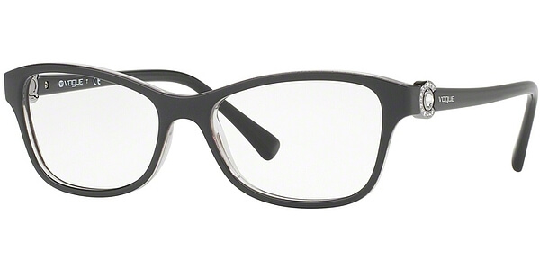 Dioptrické brýle Vogue model 5002B, barva obruby šedá transparent lesk, stranice šedá lesk, kód barevné varianty 2486. 