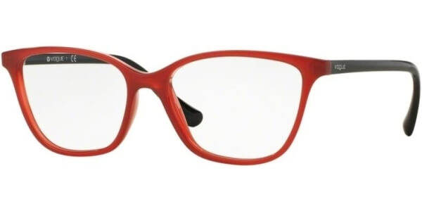 Dioptrické brýle Vogue model 5029, barva obruby oranžová lesk, stranice černá lesk, kód barevné varianty 2391. 