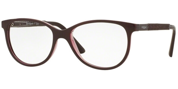 Dioptrické brýle Vogue model 5030, barva obruby vínová lesk, stranice vínová lesk, kód barevné varianty 2262. 