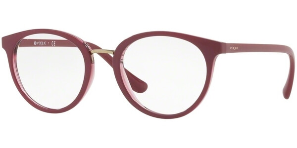 Dioptrické brýle Vogue model 5167, barva obruby vínová lesk, stranice vínová lesk, kód barevné varianty 2555. 