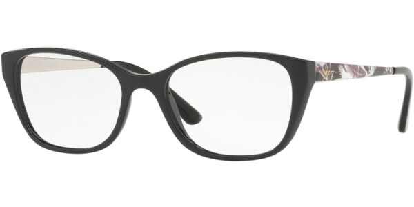 Dioptrické brýle Vogue model 5190, barva obruby černá lesk, stranice hnědá bílá lesk, kód barevné varianty W44. 