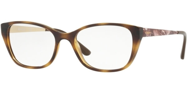 Dioptrické brýle Vogue model 5190, barva obruby hnědá lesk, stranice hnědá zlatá lesk, kód barevné varianty W656. 