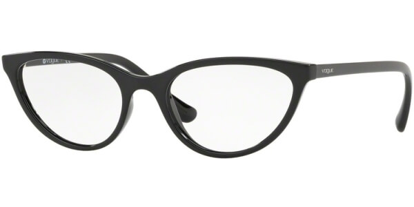 Dioptrické brýle Vogue model 5213, barva obruby černá lesk, stranice černá lesk, kód barevné varianty W44. 
