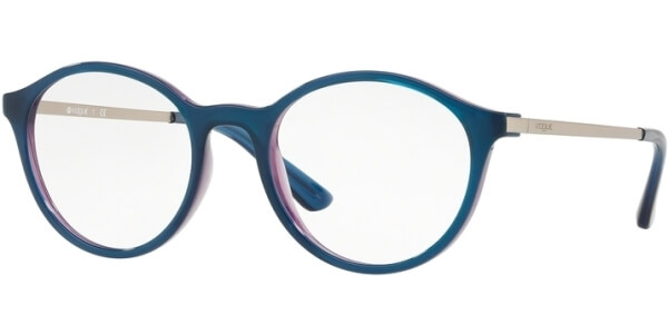 Dioptrické brýle Vogue model 5223, barva obruby modrá fialová lesk, stranice stříbrná lesk, kód barevné varianty 2633. 