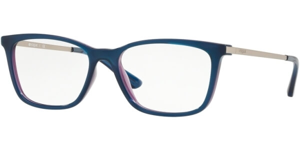 Dioptrické brýle Vogue model 5224, barva obruby modrá fialová lesk, stranice stříbrná lesk, kód barevné varianty 2633. 