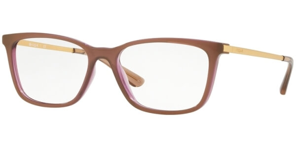 Dioptrické brýle Vogue model 5224, barva obruby fialová lesk, stranice zlatá lesk, kód barevné varianty 2637. 