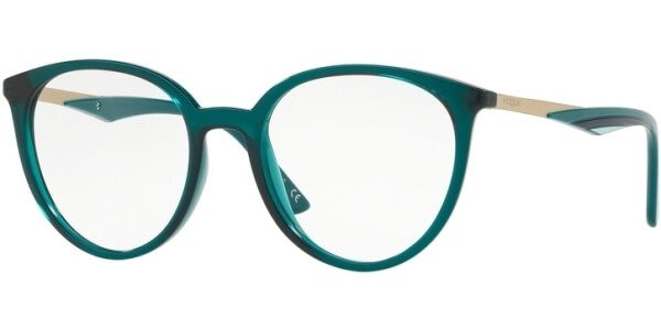 Dioptrické brýle Vogue model 5232, barva obruby zelená lesk, stranice zelená zlatá lesk, kód barevné varianty 2678. 