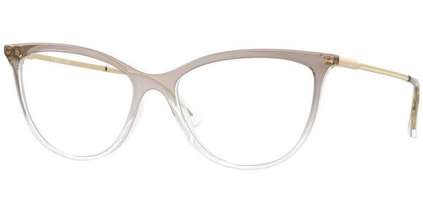 Dioptrické brýle Vogue model 5239, barva obruby béžová čirá lesk, stranice zlatá lesk, kód barevné varianty 2736. 