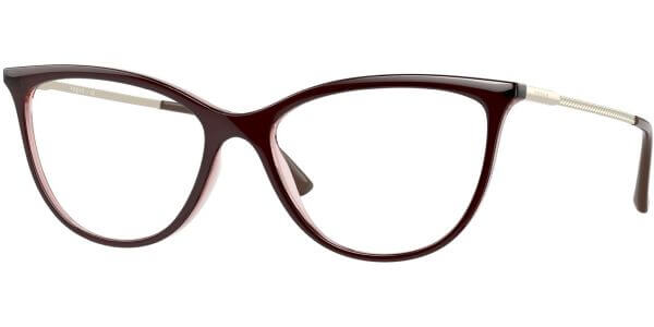 Dioptrické brýle Vogue model 5239, barva obruby hnědá růžová lesk, stranice zlatá lesk, kód barevné varianty 2907. 