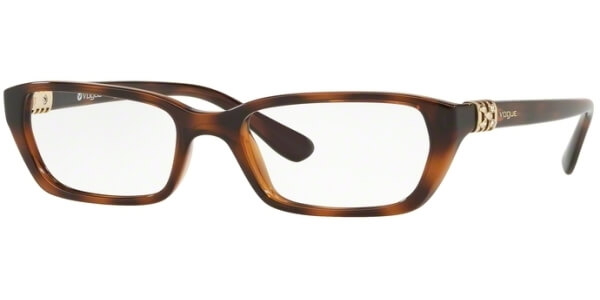 Dioptrické brýle Vogue model 5241B, barva obruby hnědá lesk, stranice hnědá lesk, kód barevné varianty 2386. 