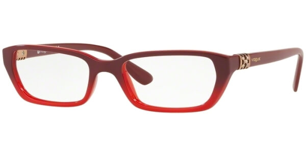 Dioptrické brýle Vogue model 5241B, barva obruby červená lesk, stranice červená lesk, kód barevné varianty 2669. 