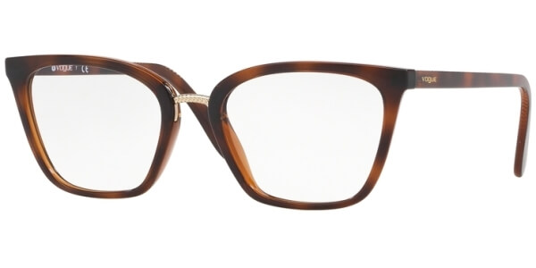 Dioptrické brýle Vogue model 5260, barva obruby hnědá lesk, stranice hnědá lesk, kód barevné varianty 2386. 