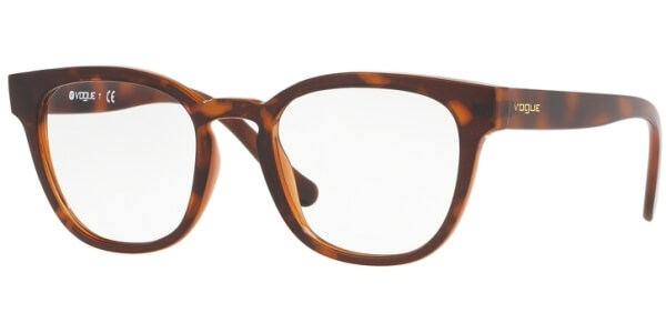 Dioptrické brýle Vogue model 5273, barva obruby hnědá lesk, stranice hnědá lesk, kód barevné varianty 2386. 