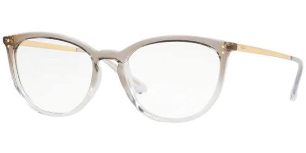 Dioptrické brýle Vogue model 5276, barva obruby béžová čirá lesk, stranice zlatá lesk, kód barevné varianty 2736. 