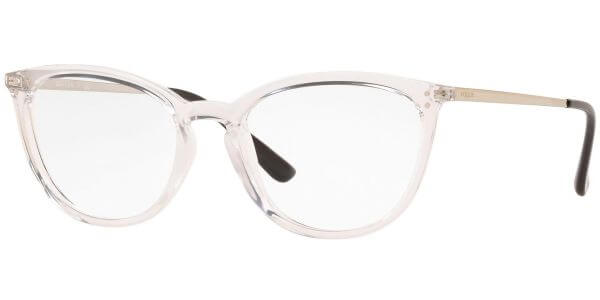 Dioptrické brýle Vogue model 5276, barva obruby čirá lesk, stranice zlatá lesk, kód barevné varianty W745. 