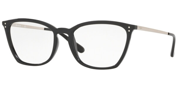 Dioptrické brýle Vogue model 5277, barva obruby černá lesk, stranice stříbrná lesk, kód barevné varianty W44. 