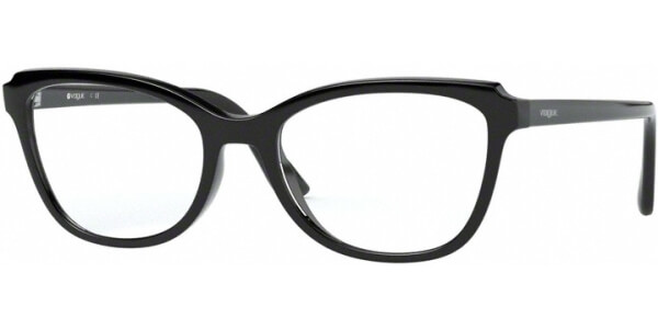Dioptrické brýle Vogue model 5292, barva obruby černá lesk, stranice černá lesk, kód barevné varianty W44. 