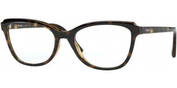 Dioptrické brýle Vogue model 5292, barva obruby hnědá lesk, stranice hnědá lesk, kód barevné varianty W656. 