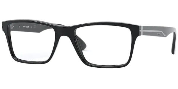 Dioptrické brýle Vogue model 5314, barva obruby černá lesk, stranice černá lesk, kód barevné varianty W44. 