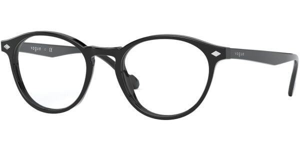 Dioptrické brýle Vogue model 5326, barva obruby černá lesk, stranice černá lesk, kód barevné varianty W44. 