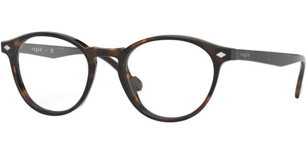Dioptrické brýle Vogue model 5326, barva obruby hnědá lesk, stranice hnědá lesk, kód barevné varianty W656. 