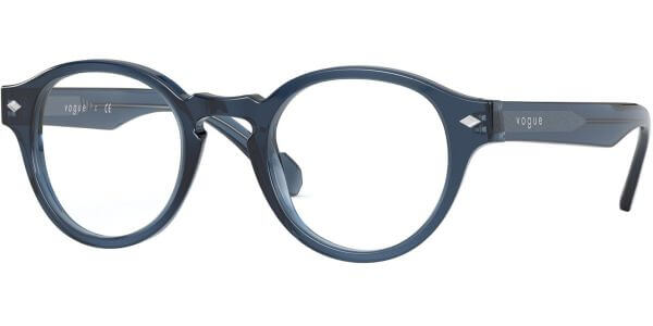 Dioptrické brýle Vogue model 5332, barva obruby modrá čirá lesk, stranice modrá čirá lesk, kód barevné varianty 2760. 